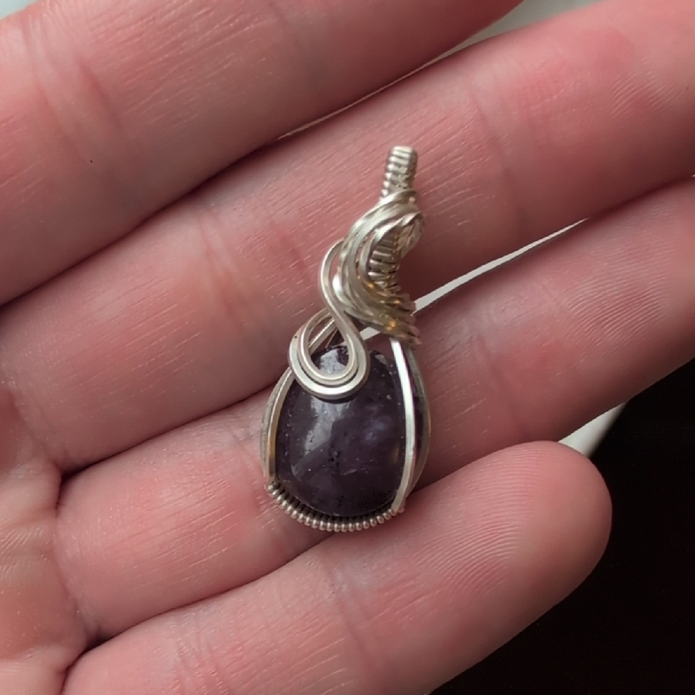 Star Ruby Wire Wrapped Pendant
